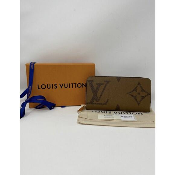 Louis Vuitton Zippy Wallet Reverse Monogram Giant Brown - Picture 3 of 12